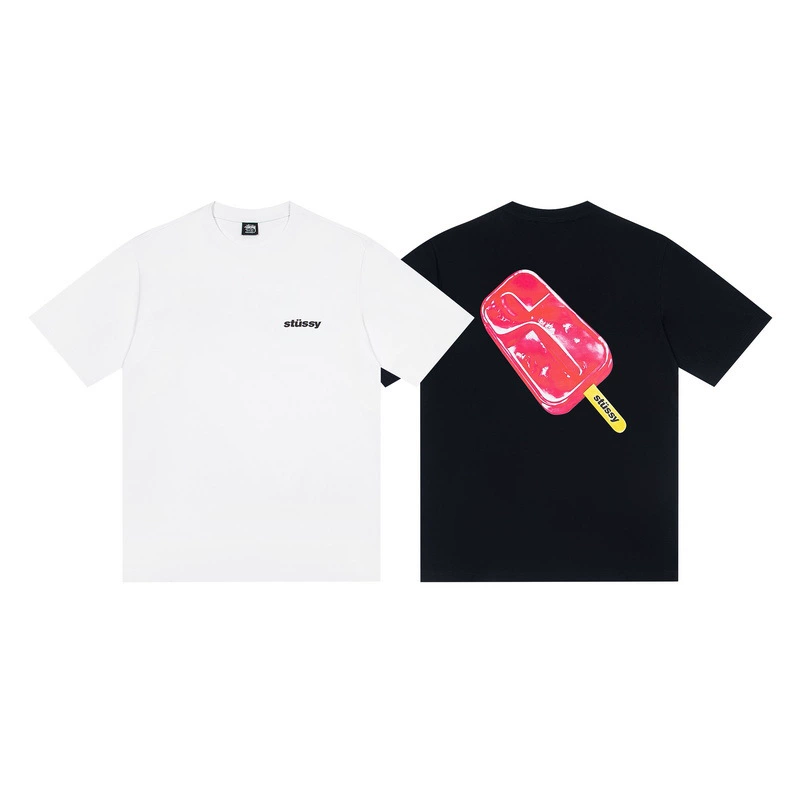 Quality classic summer short sleeve T-shirt, with short sleeve, for beloved