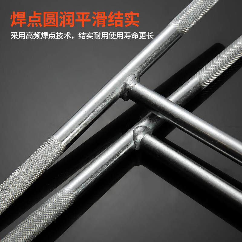 Llave de manguito manual en forma de T 6 - 19mm Llave multifuncional en forma de T Llave hexagonal para reparación de automóviles