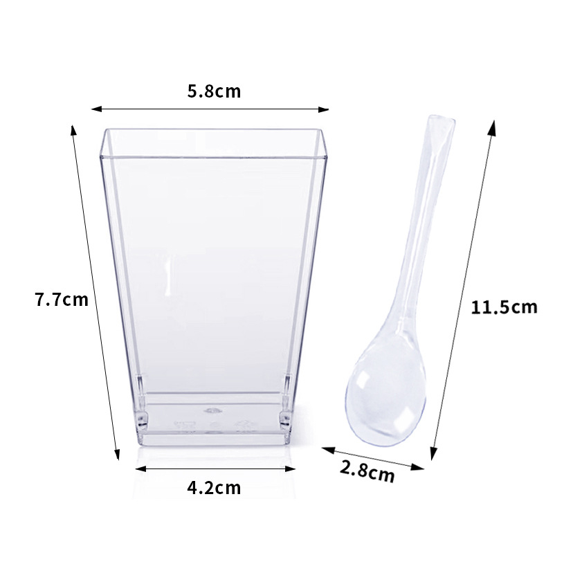 160ML 梯杯+37C勺子
