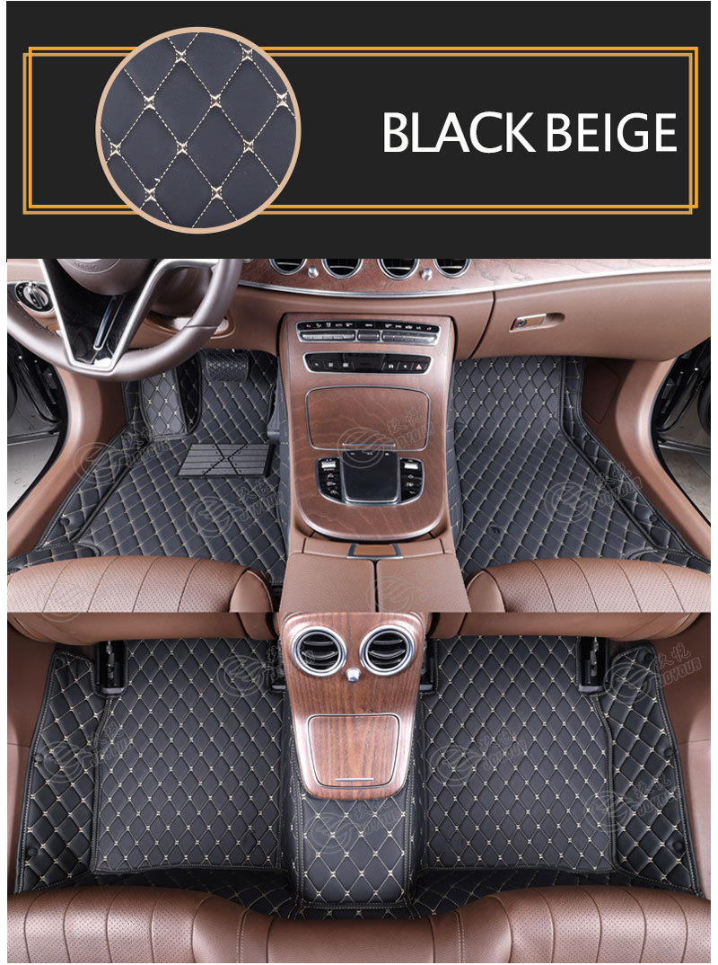 Cross-Border Full-Coverage Car Floor Mats, Left-Hand Drive Car Floor Mats, Factory Source for Custom Car-Specific Floor Mats
