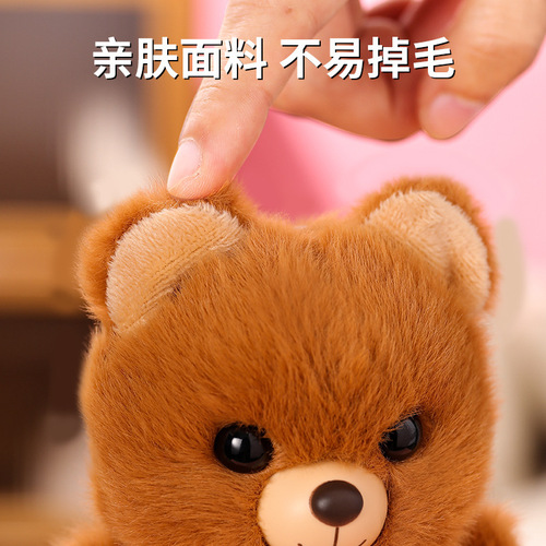 Lejier wind-up toy walking rabbit simulated stuffed animal bear walking children's fun toys wholesale