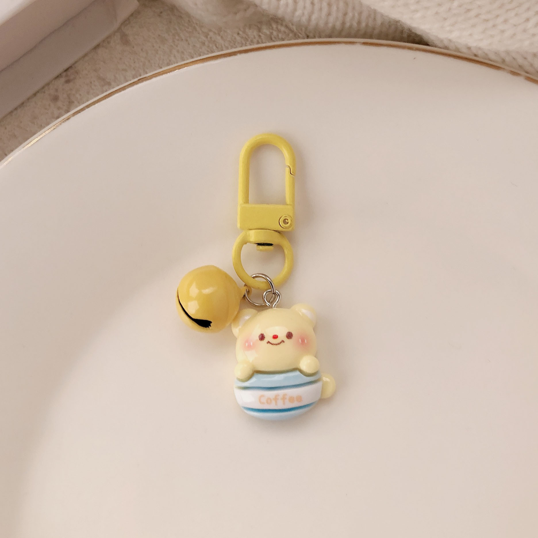 Llavero de oso airpods funda protectora colgante de carcasa para auriculares colgante de carcasa de teléfono móvil de bricolaje colgante de cadena joyería llave