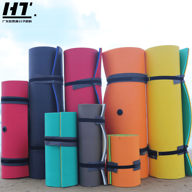 Manta flotante a juego de colores XPE cama flotante de mar Manta flotante de agua xpe pista de agua alfombra mágica inflable libre de playa fila flotante