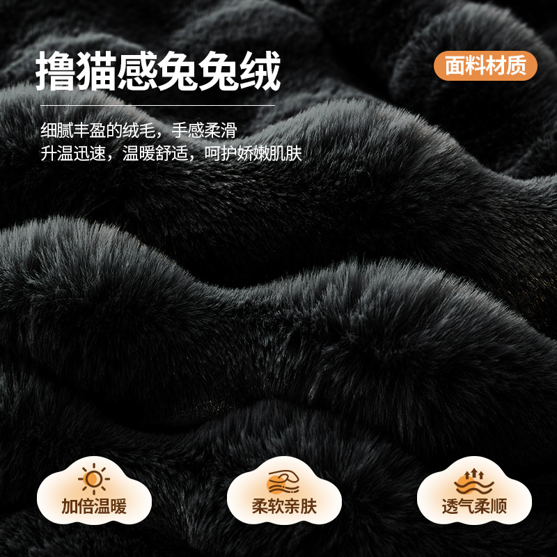 Todo incluido nuevo sofá de otoño y invierno para gatos cubierta de conejo peluche grueso cálido sofá cubierta toalla cojín manta sala de estar