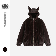 DEVILRAYС����Ƹг�����ñ�޷���Ů����ë������������JK10141