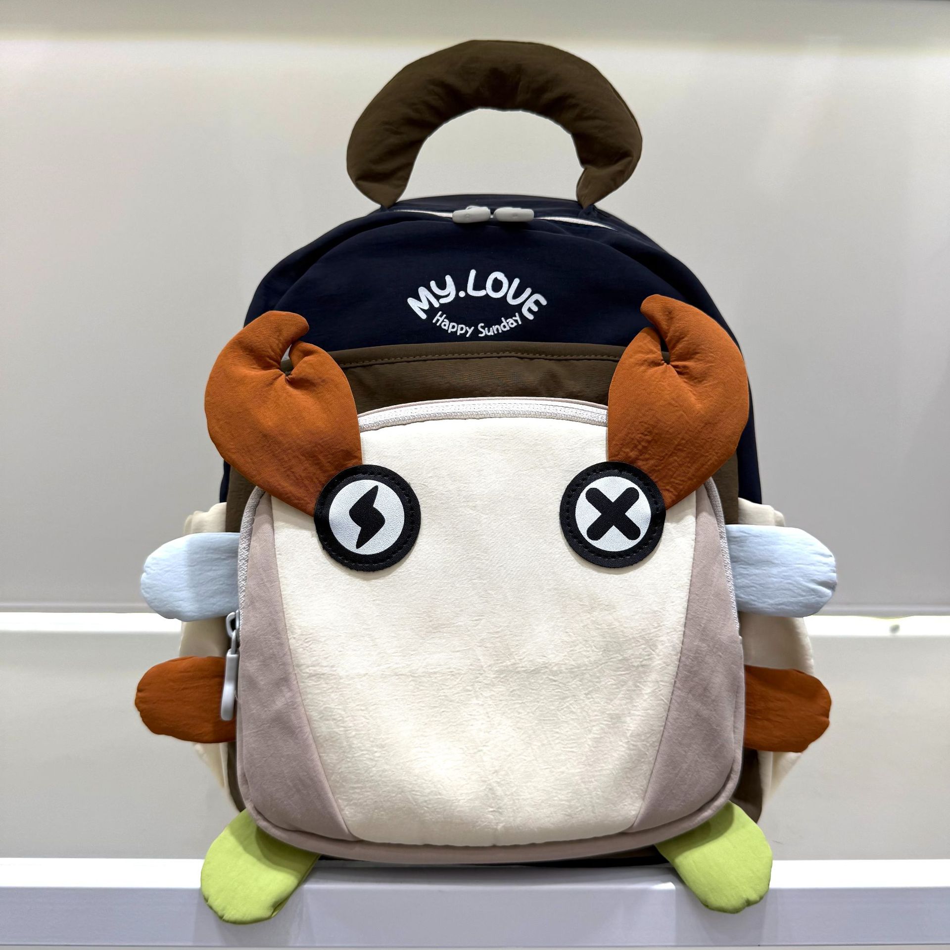 Mochila de dibujos animados para niños, mochila pequeña, 7 - 9 - 11 - 13 años, bolsas de moda para niños y niñas, color caramelo, ligero