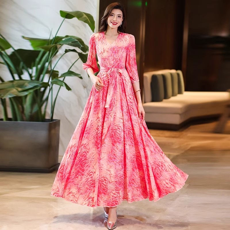 Summer autumn beach dress