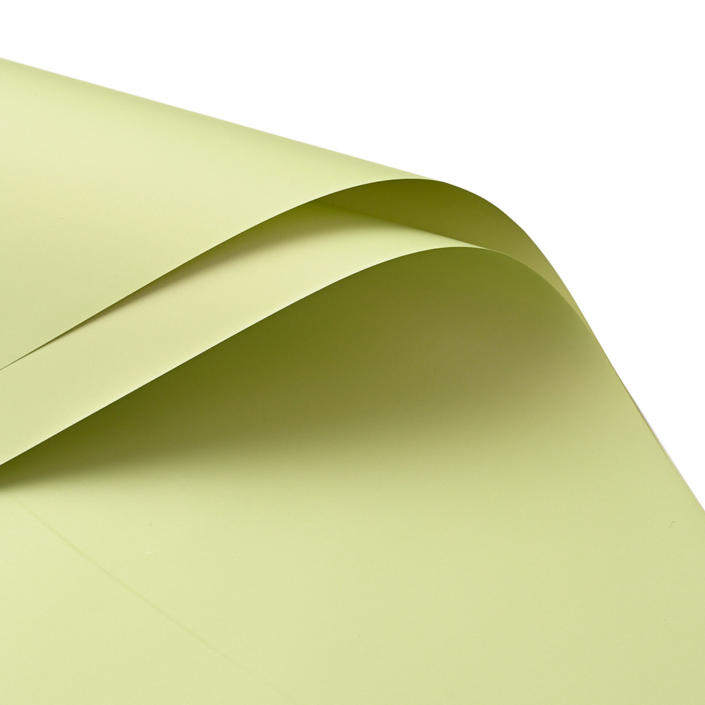 Jiemi materiales de flores florería floristería papel de embalaje de flores impermeable papel euroasiático de dos colores color sólido papel Ouya papel de embalaje de ramo