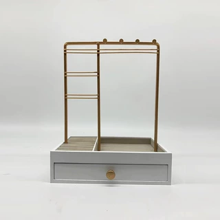 铁木多层首饰珠宝展示架耳环项链手镯饰品架子夜市神器跨境热卖
