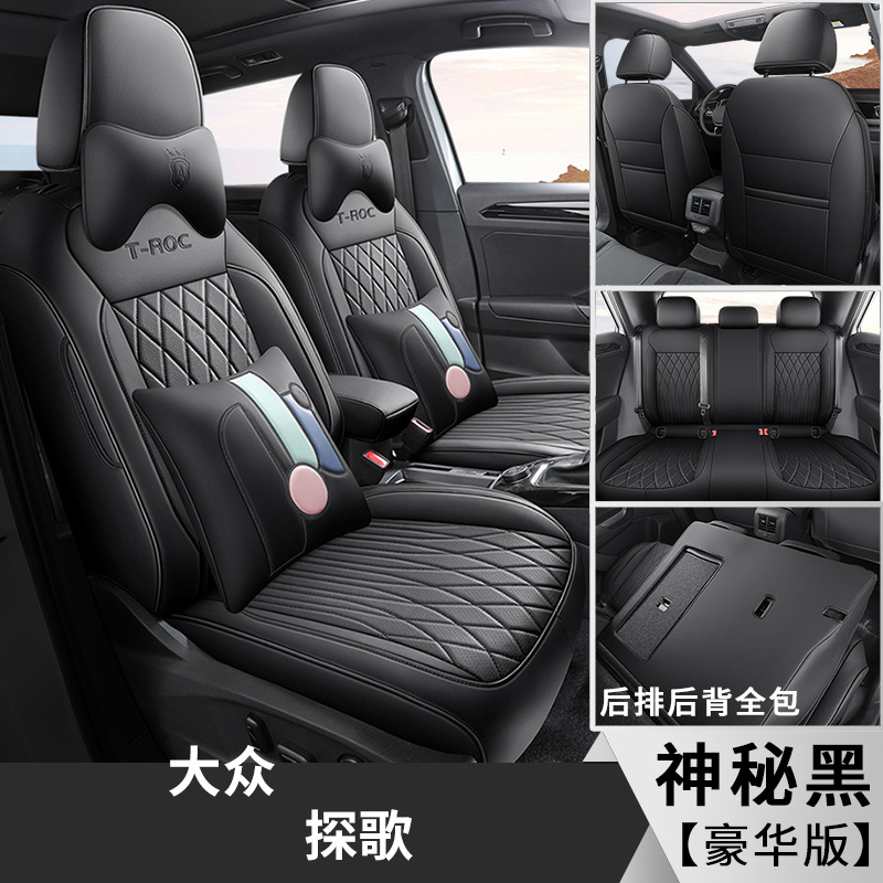 for Volkswagen T-Roc: Volkswagen Modelə uyğun (Original) oturacaq örtükləri - noble-black