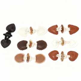 牛角皮革树脂绳扣大衣风衣毛呢对扣服装辅料皮扣厂家直供批发