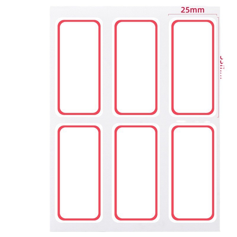 Deli 7182/7187/7184/7189/7193/7186/7180 etiqueta adhesiva precio nombre etiqueta de papel