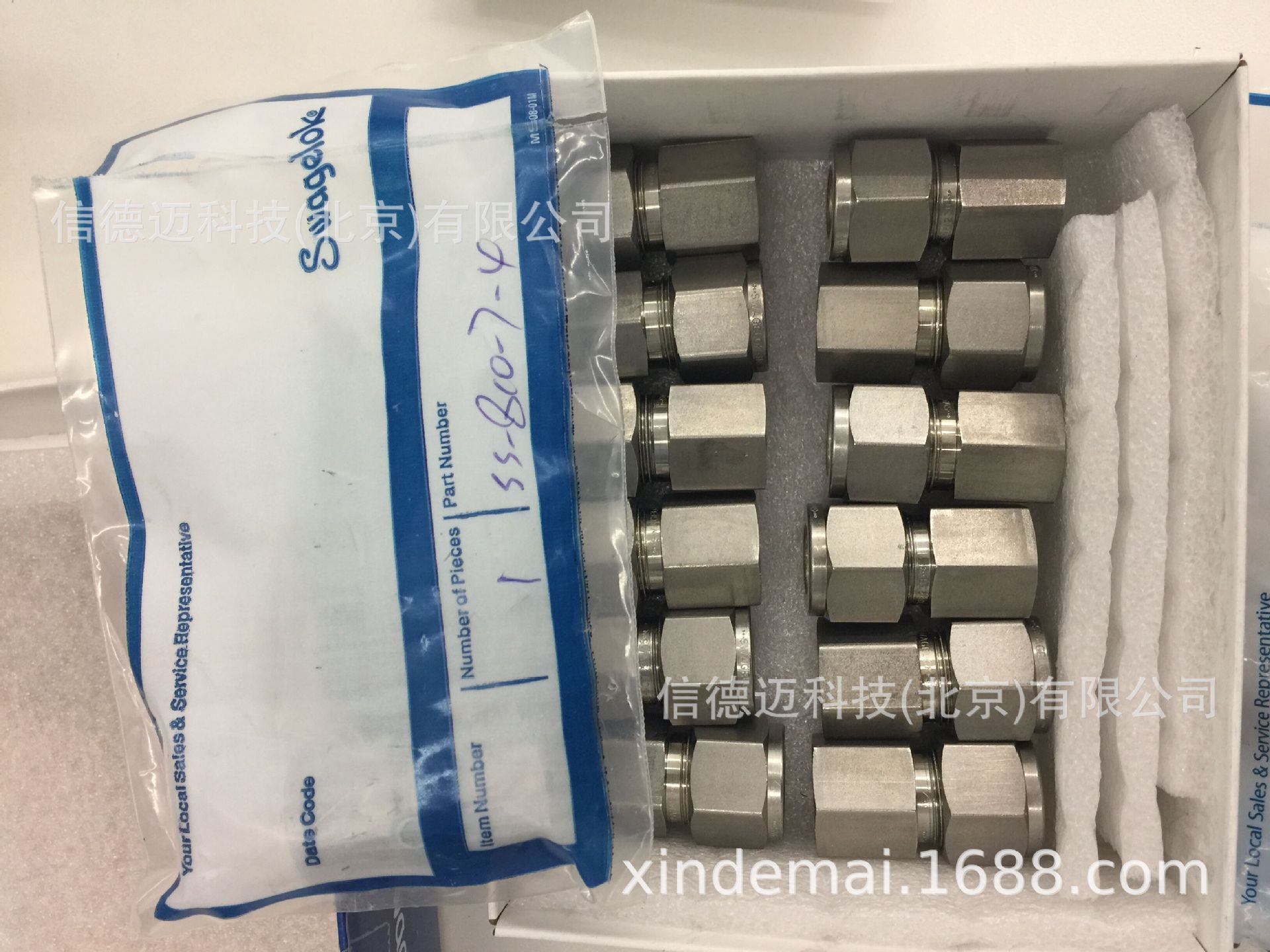 现货库存SWAGELOK接头型号SS-810-7-4