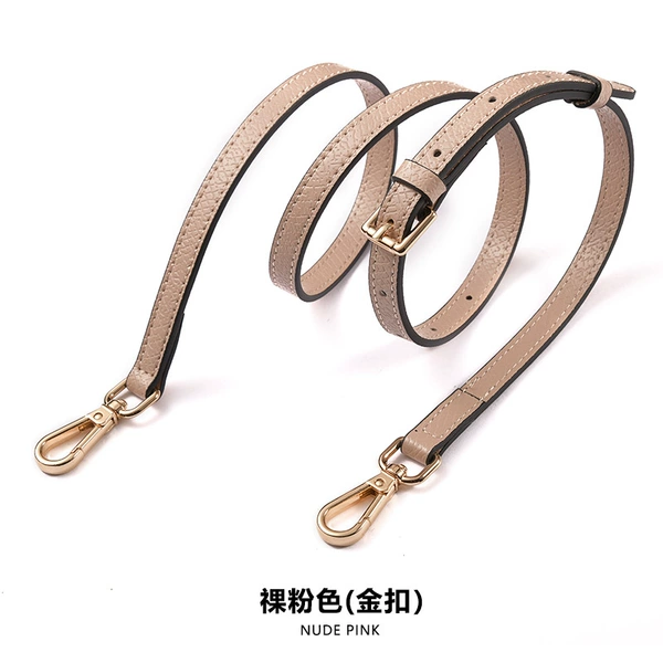 Leather fuchsia straps, 95cm, 115cm