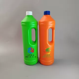 加工1000ml管道疏通剂瓶 新款手柄式圆瓶 卫生间 下水道 疏通液瓶