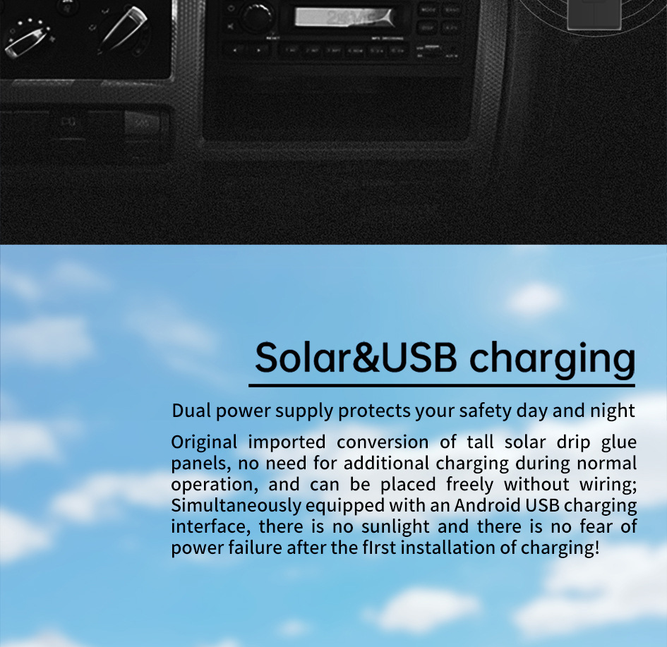 T11-6 Wheel-Mounted Tire Pressure Detector Solar-Powered Tire Pressure Monitoring High-Precision Wireless Rv Tire Pressure Tpms Cross-System