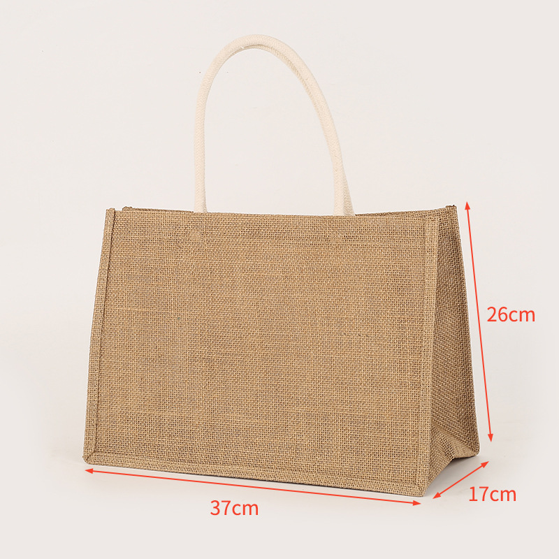 Cuerda de algodón grande: 37*26*17; yute