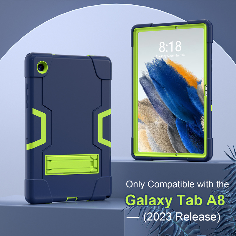 Amazon applicable Samsung Tab A8 tablet protective case all-inclusive silicone bracket drop-resistant children's computer tablet case