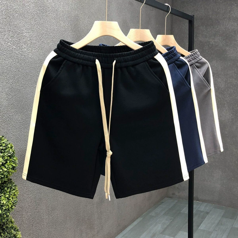 2025 новые шорты в американском стиле, мужские летние свободные баскетбольные брюки с пятью точками, модные брендовые спортивные повседневные спортивные штаны, горячий стиль