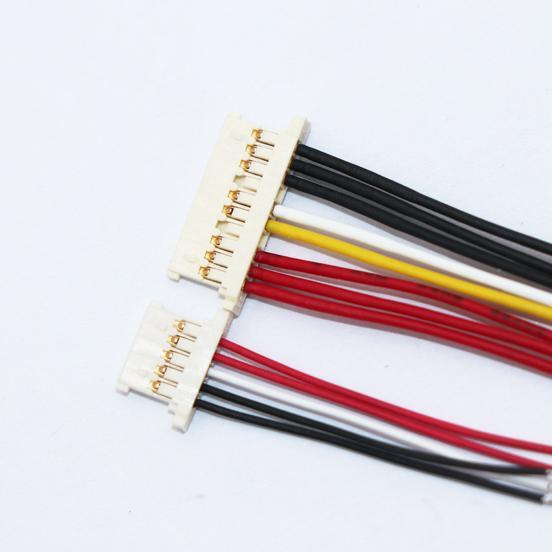 1.25mmピッチ端子線超薄金メッキ電子接続線オスメス対配線2-12pin端子線|undefined
