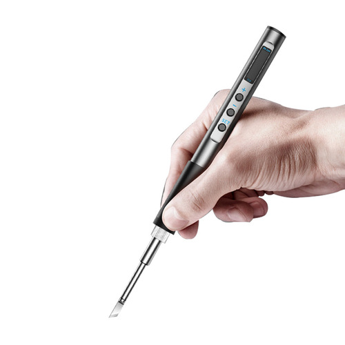 T12 digital display soldering iron soldering pen portable electric soldering iron mini soldering station PD65W powered digital display small constant temperature soldering iron