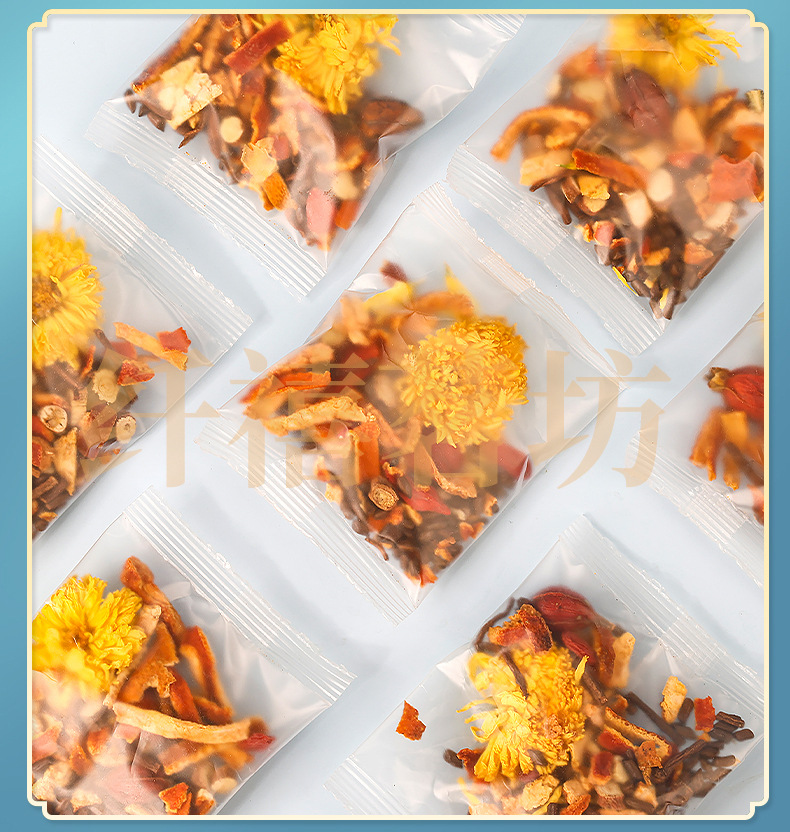 Dandelion Goji Herbal Tea 120g Dried Flower Tea Blend Pu Gong Ying Gou Qi Sugar Free in use
