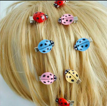 10pcs Cute Ladybug Hair Clips Non Slip Acrylic Hair�l�A�羳