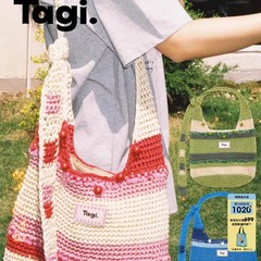 Tagi.机灵果子手工串珠大容量可调节休闲单肩斜挎包编织包袋