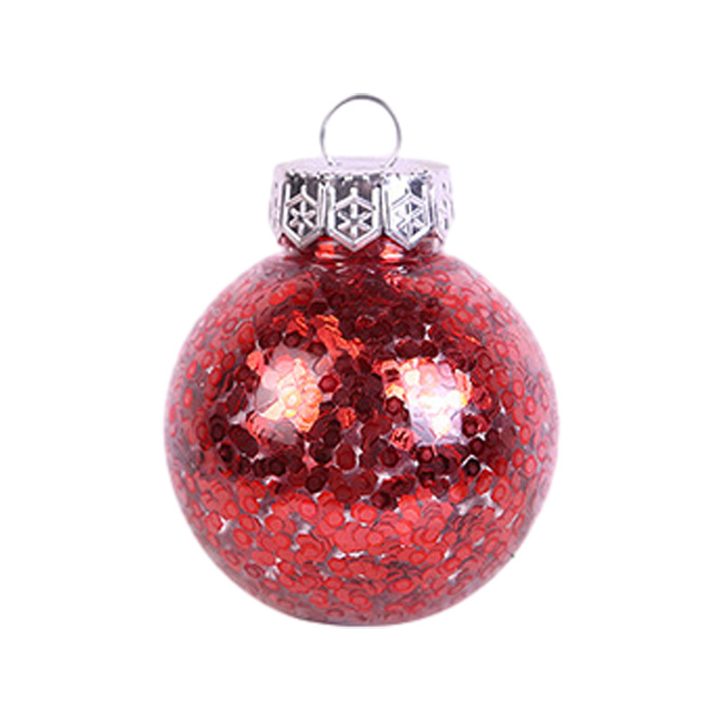 国境を越えた新しいクリスマスボール6cmクリスマスツリー装飾メッキプラスチックボール異形彩色クリスマスボールセットストラップ|undefined