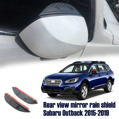 Rain shield Panel Rear View - standard-packing-without-logo-outback-mk5-bs-2015-2020-rearview-mirror-rain-eyebrow-carbon-fiber-pattern