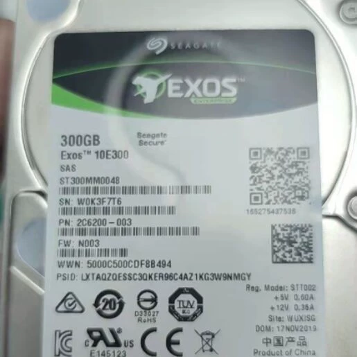 Жесткий диск оригинал ST300MM0048 300G 10K 12Gb SAS 2.5 сервер