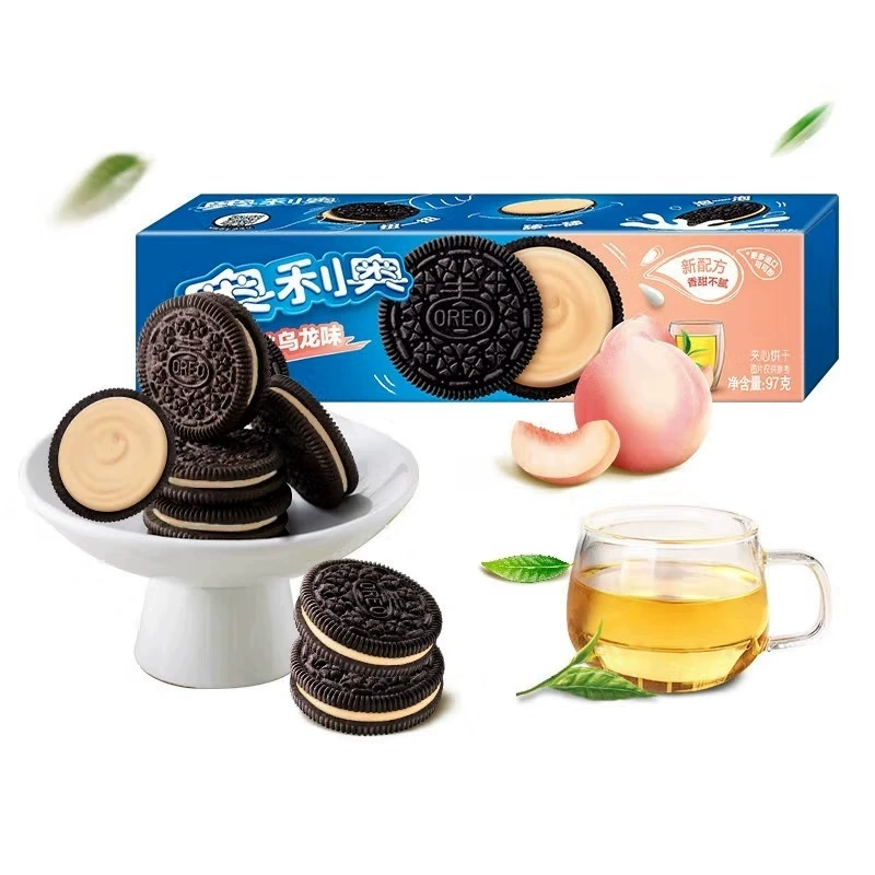 Ополосок 97 г новый поступления Mondelez оригинальные многофлёрные сэндвиш-бисквитыcasual snacks интернет-знаменитости снеков оптом бесплатная доставка