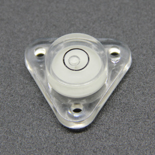 Small horizontal beads electronic level bubble round horizontal bubble level gauge plastic triangle level bubble