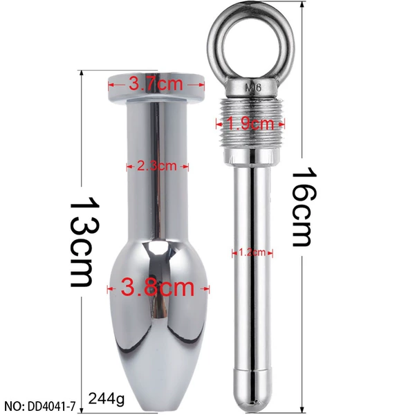 Flushing large long anal plug DD4041-7