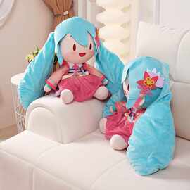 初音月西江fufu棉花娃娃公仔玩偶抱枕经典款雪未来毛绒玩具礼物
