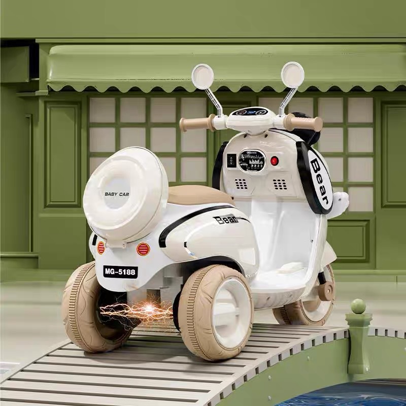 motocicleta eléctrica para niños, tricicletas para niños, niños y niñas, coche de batería para niños, coche de juguete de control remoto recargable