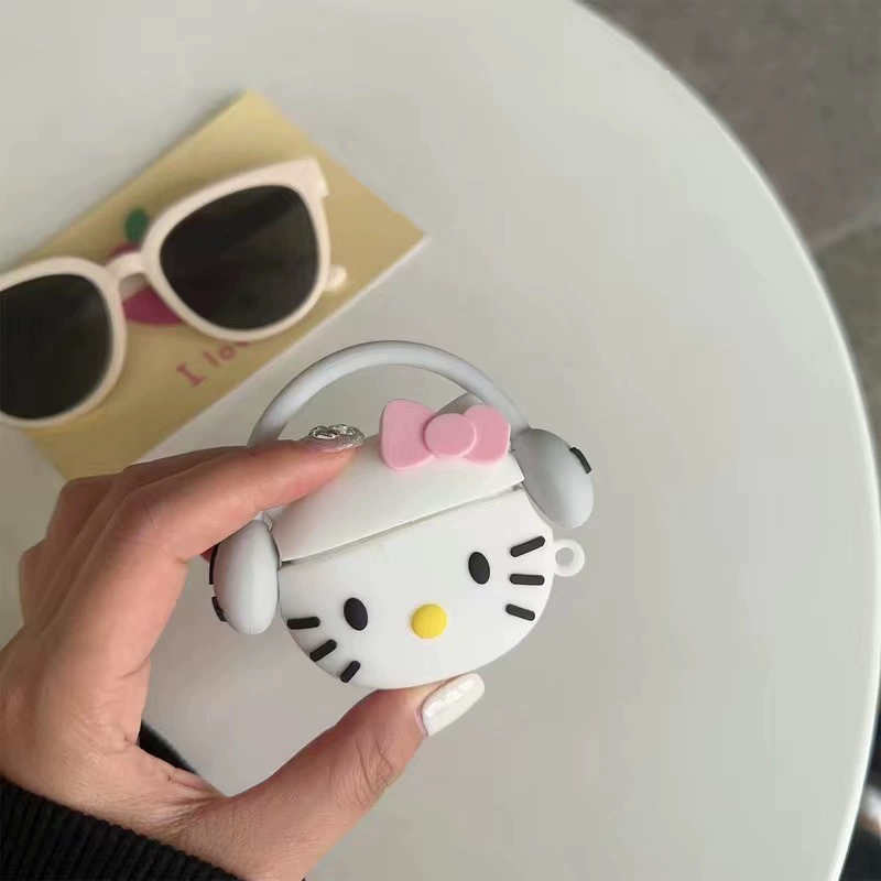 Силиконовый защитный чехол для Apple AirPods (3-е поколение) — дизайн мультгероя, зацепляющий или хвост, беспроводная совместимость