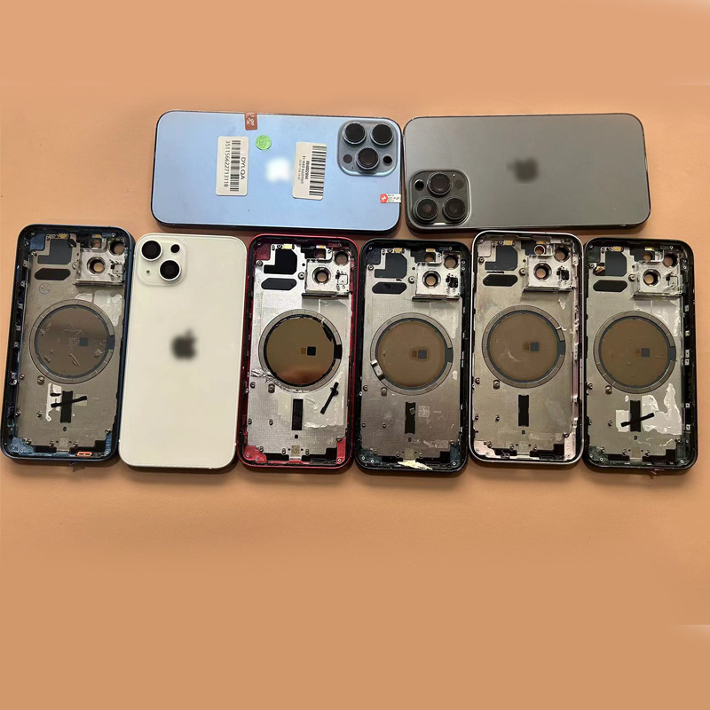 适用Apple/苹果13/13mini/13promax拆机中框后盖总成后壳原拆|undefined