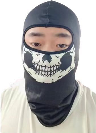 단일 구멍 두개골.