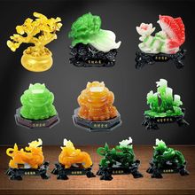 招财富贵竹高客厅酒柜电视柜装饰品招财貔貅摆件家居开业礼品