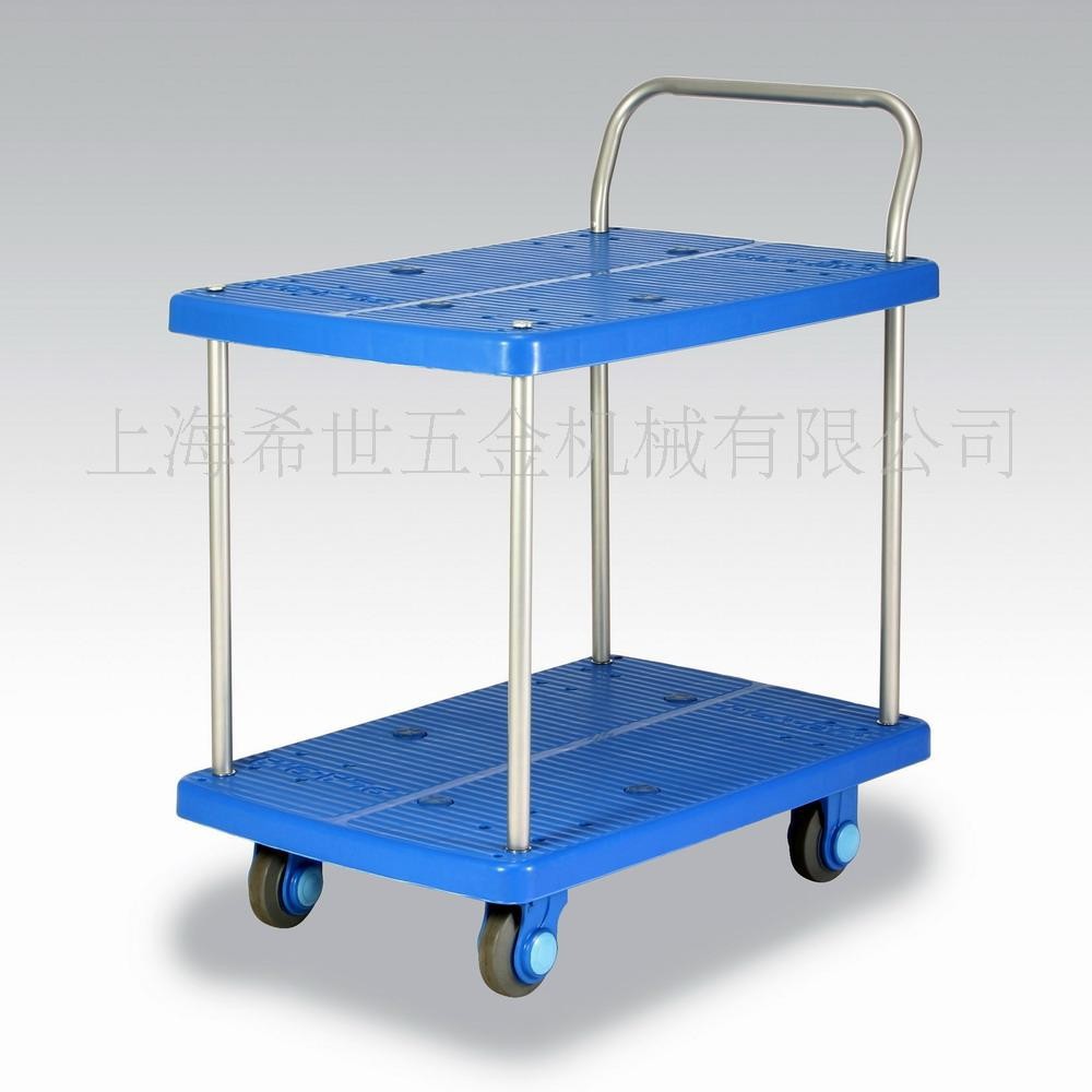 日本KANTSU希世五金静音双层手推车PLA150-T2