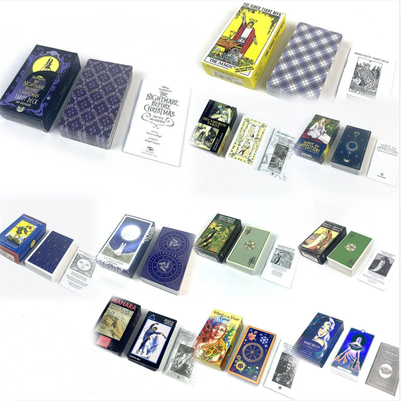 English Tarot Board Game Card 12×7cm with Paper Booklet Instructions Original Size Large Size English Tarot Board Game Card 12×7cm with Paper Booklet Instructions Original Size Large Size
