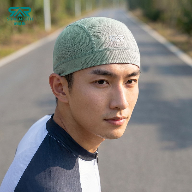 Sun Protection Breathable Quick-Dry Cycling Cap, Bicycle Helmet Liner, Outdoor Running Sports Sun Protection Hat for Summer