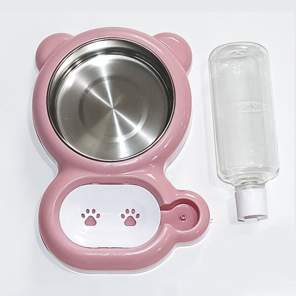 Dog bowl drinking water two-in-one anti-knock drinking water feeding…