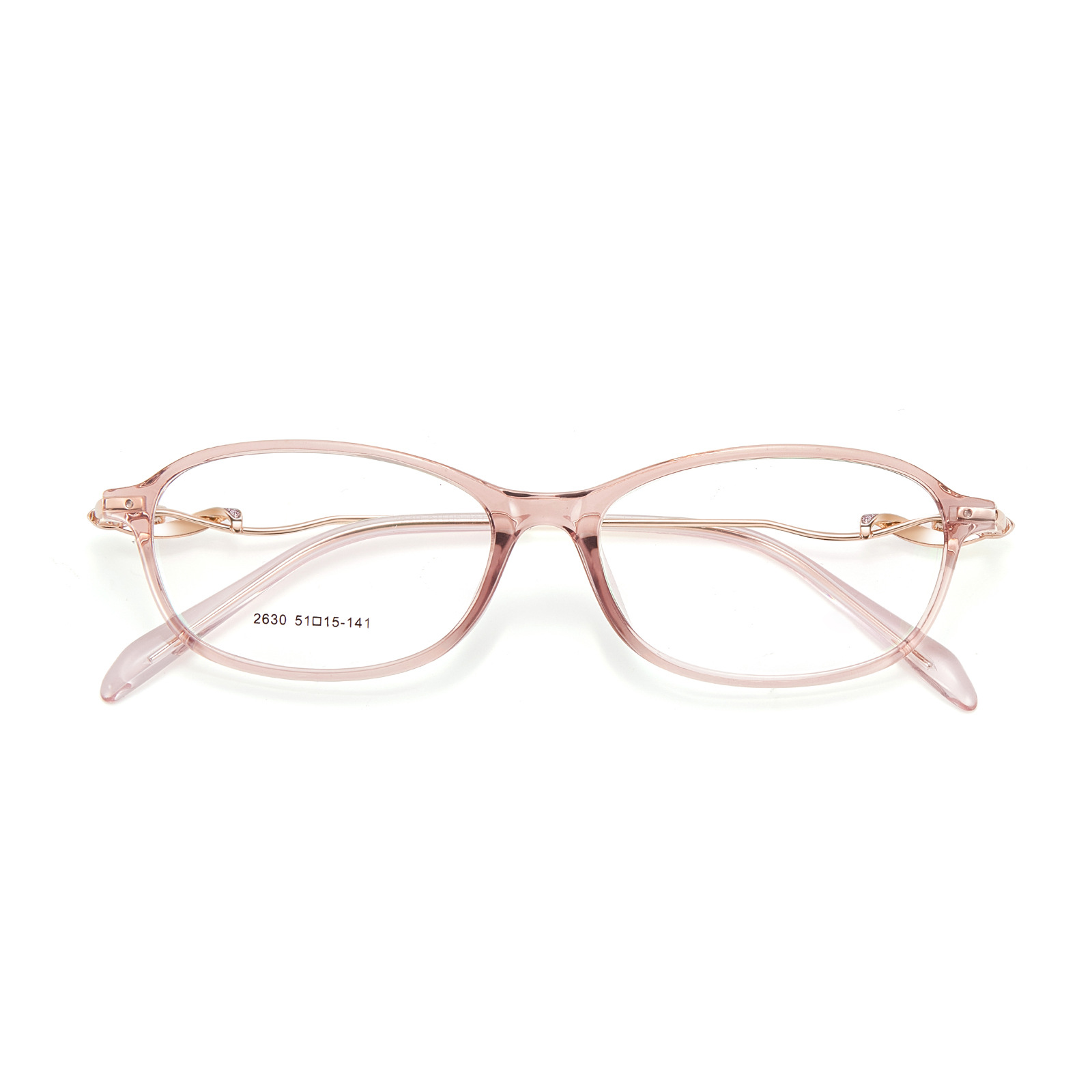 High-end damas jóvenes TR metal de moda gafas de gafas de 4 mm de ancho puede equiparse con gafas de lector marco al por mayor