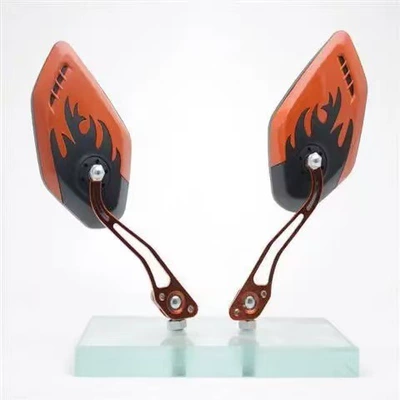 mirror qiaoge rearview mirror rearview | Motorcycle rearview mirror - 2680-rearview-mirror-orange