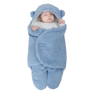 Baby quilt autumn and winter thickened quilt newborn baby blanket newborn swaddling sleeping bag out towel supplies