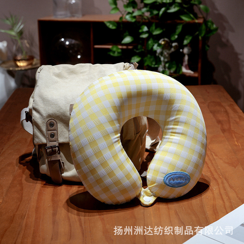 Fábrica directa almohada en forma de U cuello almohada de algodón de memoria viaje almohada de oficina para dormir almohada de regales para chicas