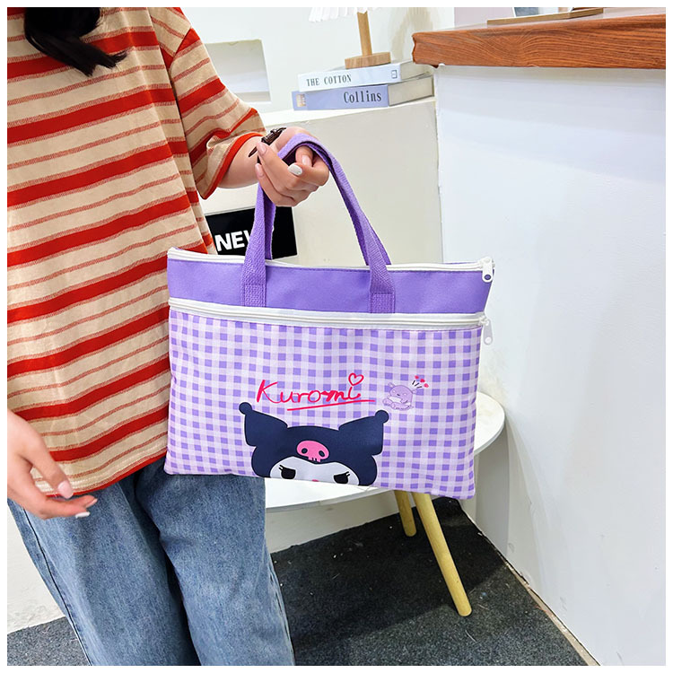 The new Spring 2024 Stardelo minimalist cartoon large-capacity student handbag, study materials and tutorial bag undefined