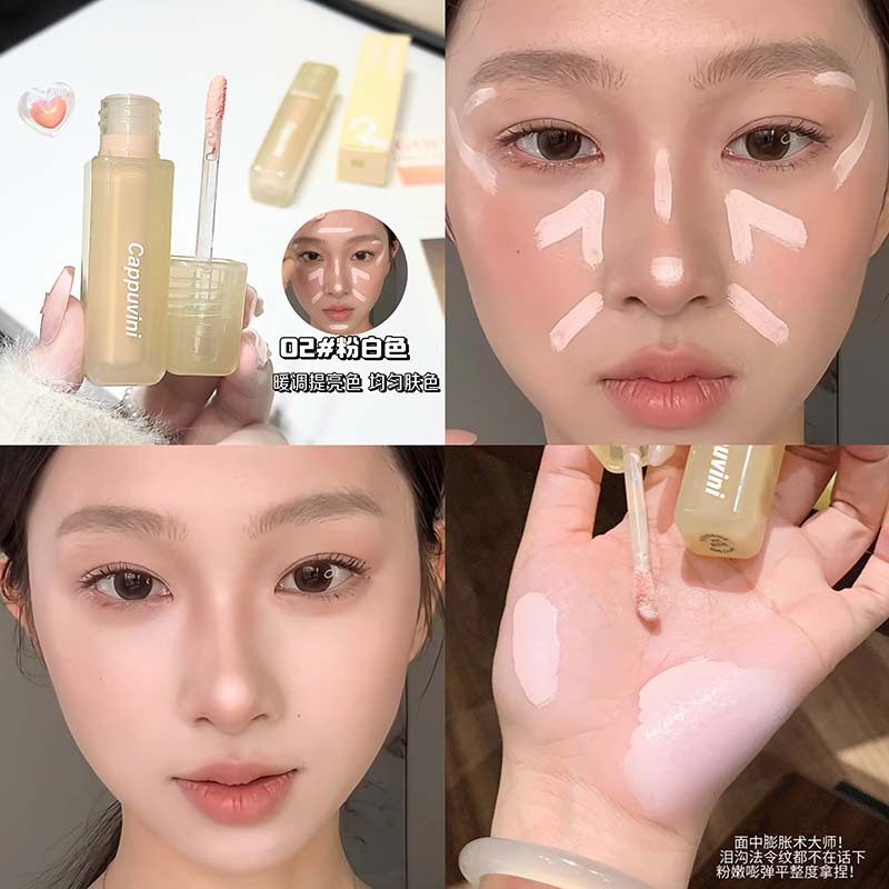 CAPPUVINI Velvet Mist opacificador mate para brillo facial, cubriendo los círculos oscuros, hidratando las marcas y no atascando el maquillaje.